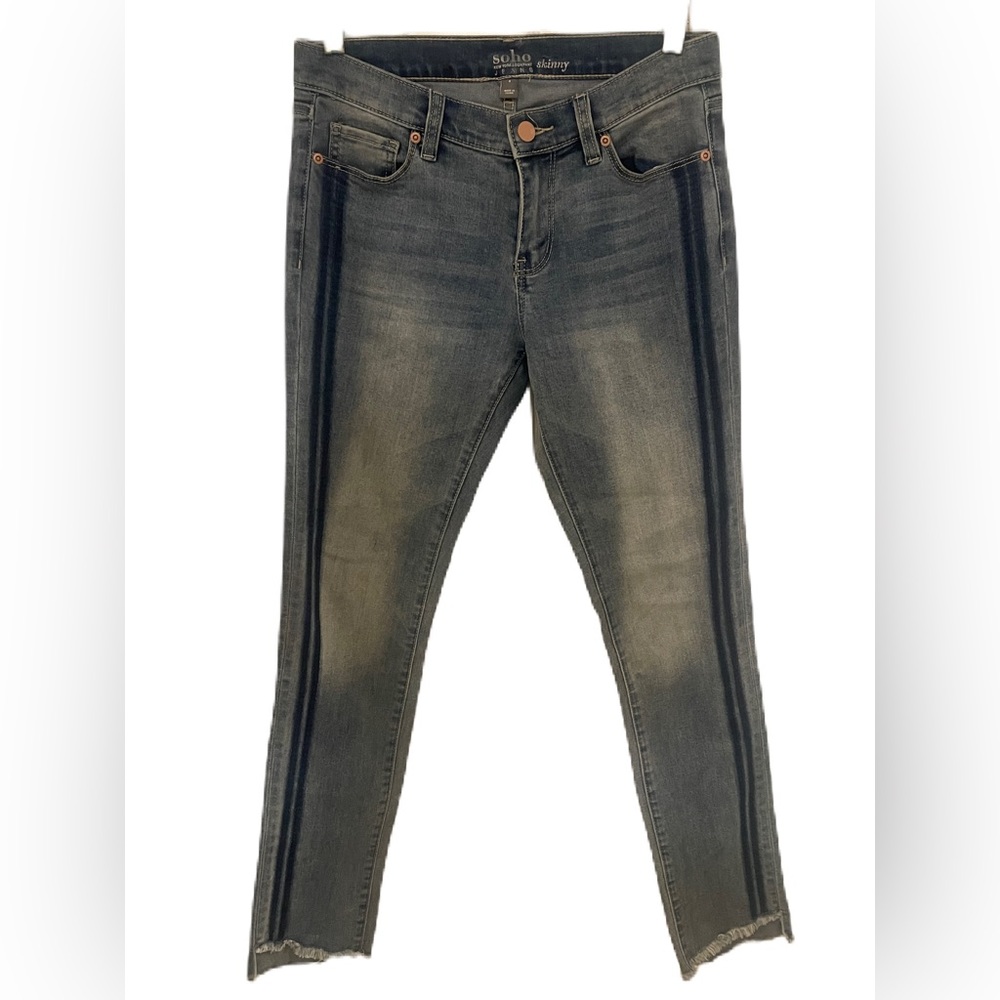 Soho Skinny Stripe Jeans Size 4